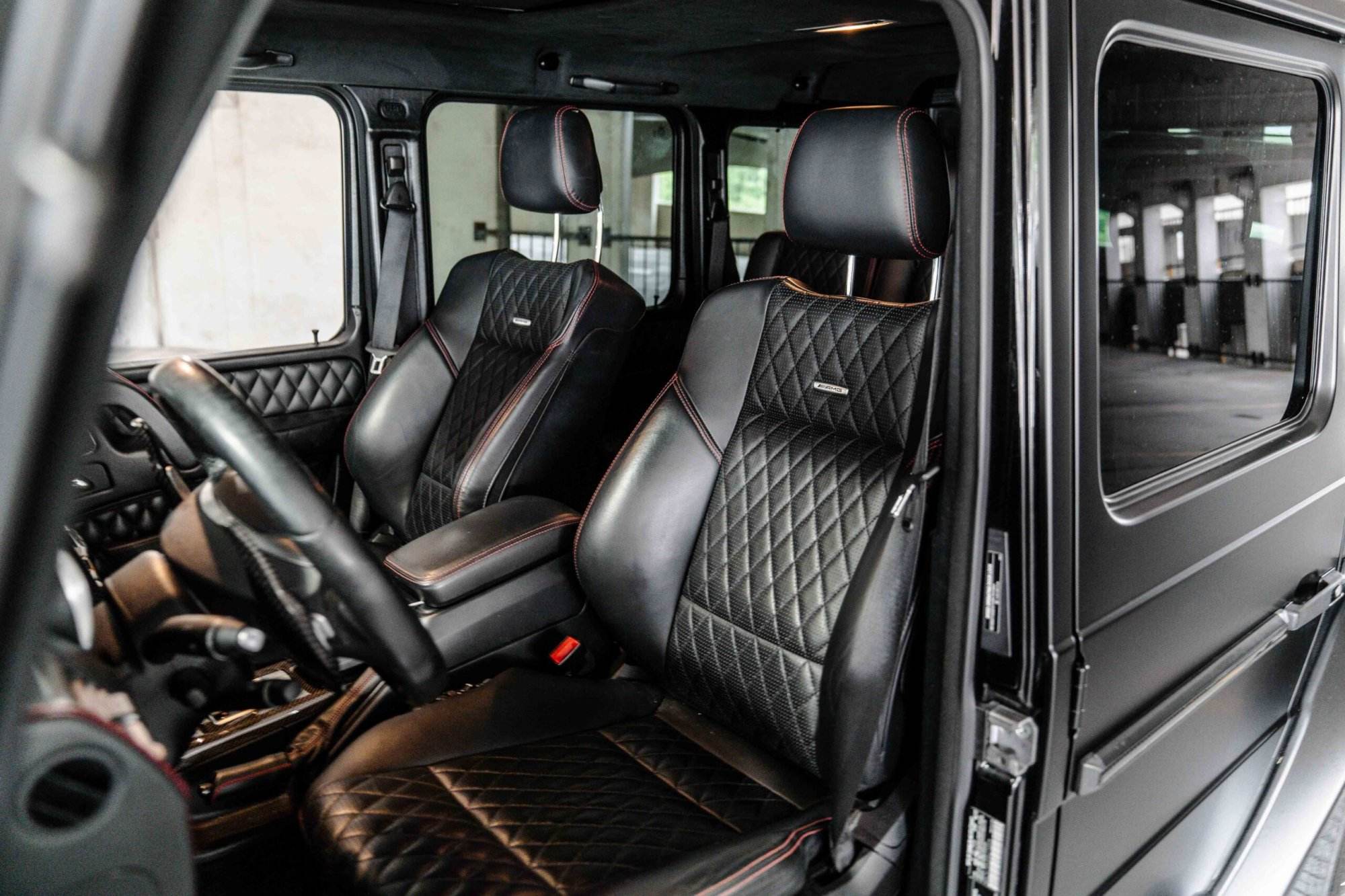 AMG quilted leather interior